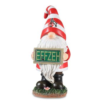 1. FC Köln Gartenzwerg "EFFZEH" leuchtend